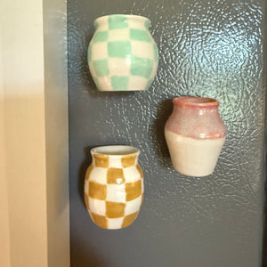 Ceramic Magnetic Mini Vases
