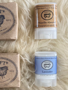 Tuft Woolens Hand Balm | Vanilla Almond & Lavender